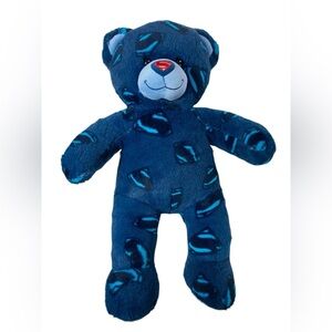 Build A Bear Man of Steel Superman Bear 17” Stuffed Animal Plush Blue 2014